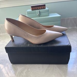 Talbots Women's Beige Heels.  Worn only once for an event.  Excellent condition